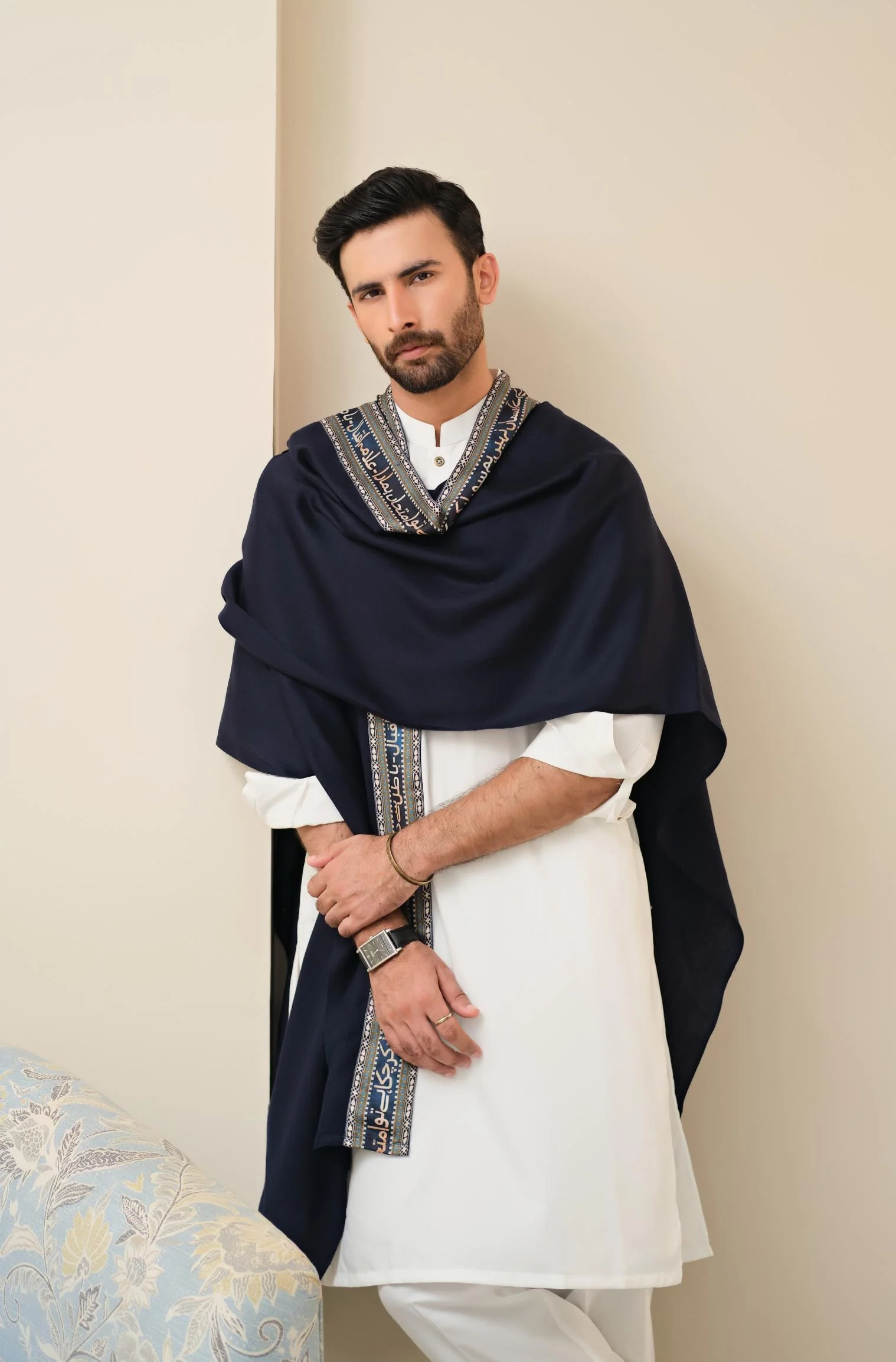 Sabaat Cape - Blue & Green - Image 5