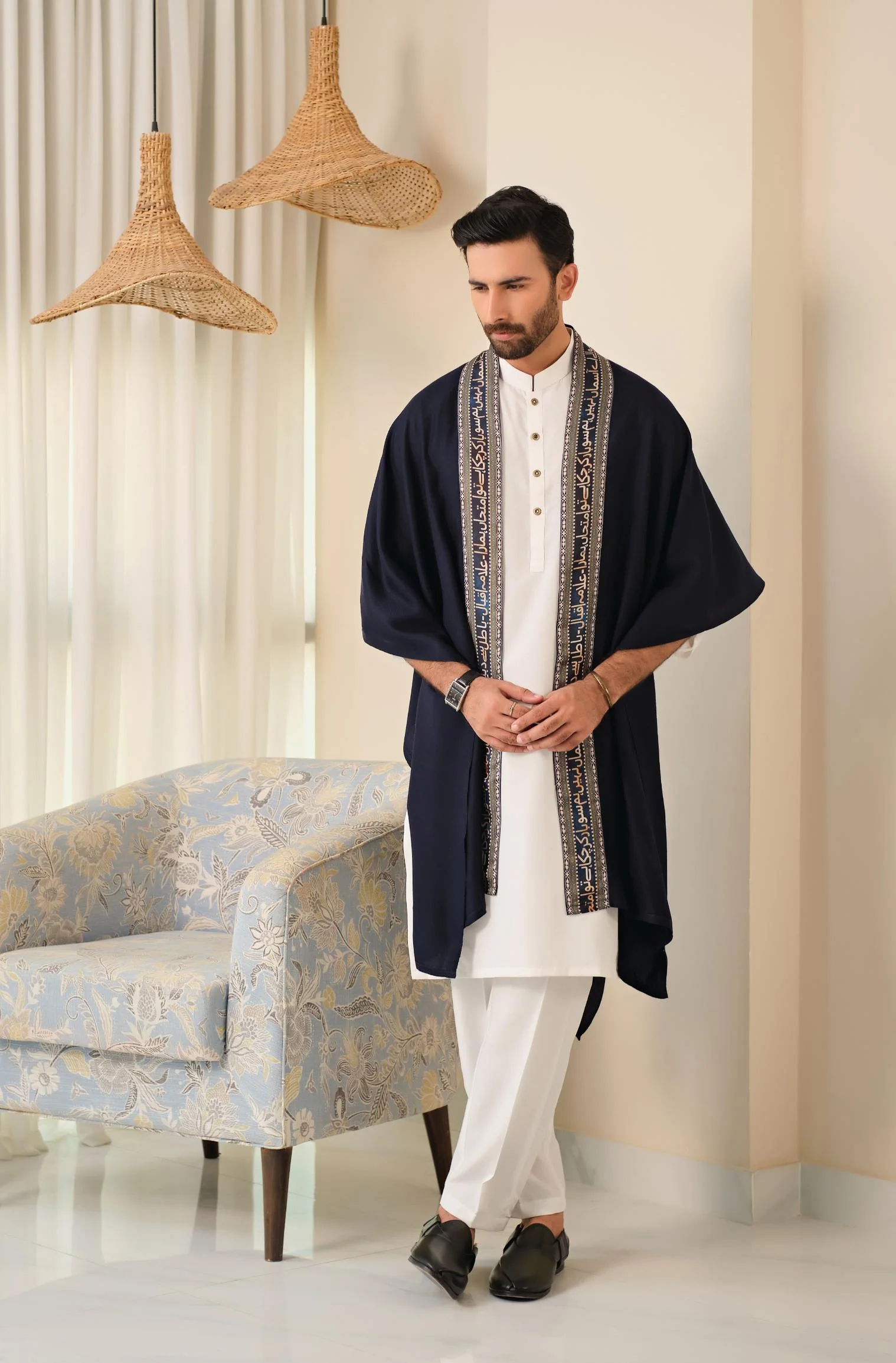 Sabaat Cape - Blue & Green - Image 6
