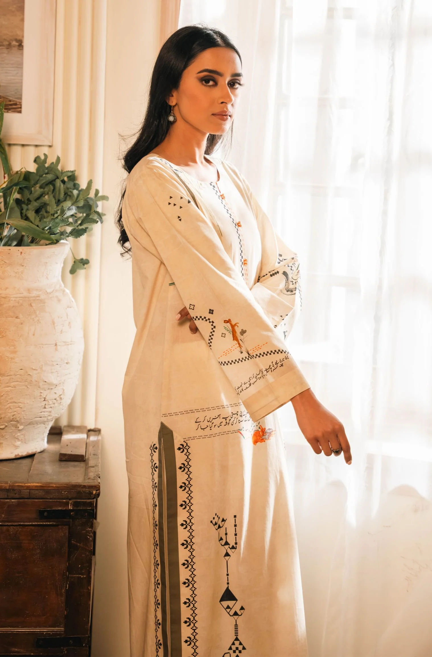 Safar Kurta - Ivory Cream - Image 3