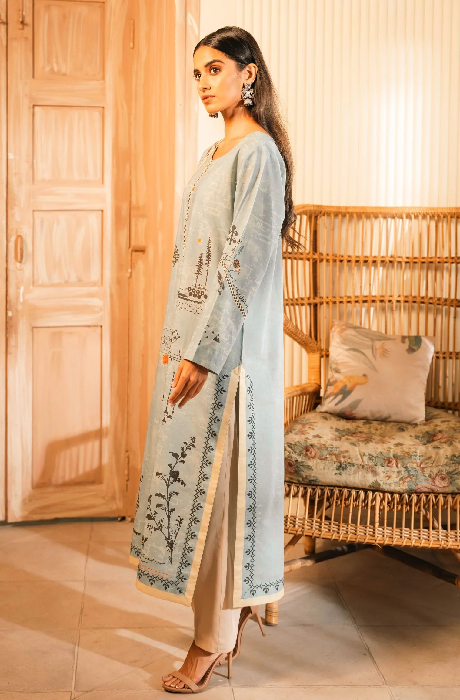 Safar Kurta - Pastel Blue - Image 2