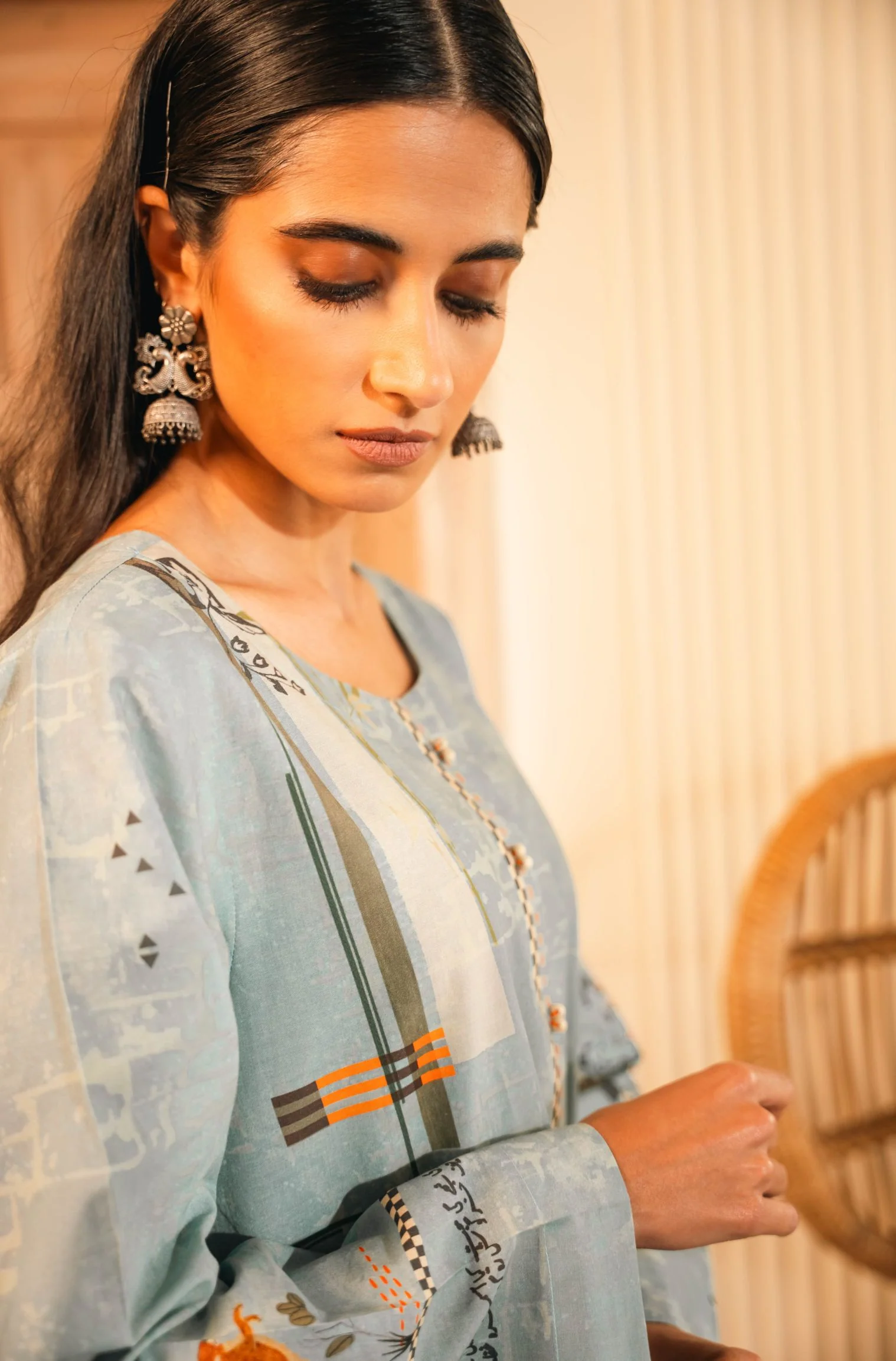 Safar Kurta - Pastel Blue - Image 5