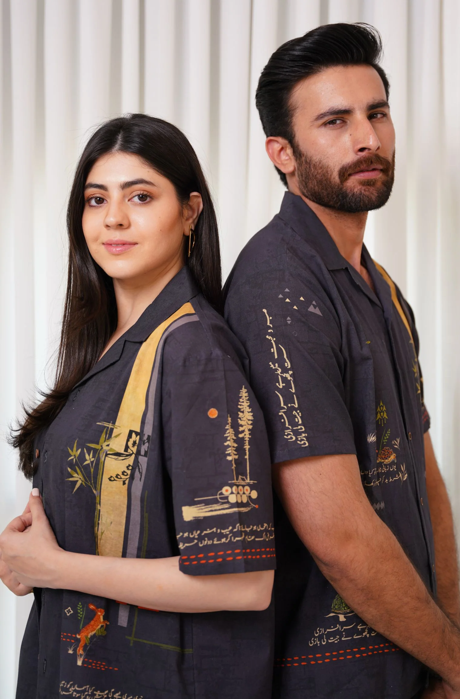 Safar Shirt - Charcoal Grey - Image 10