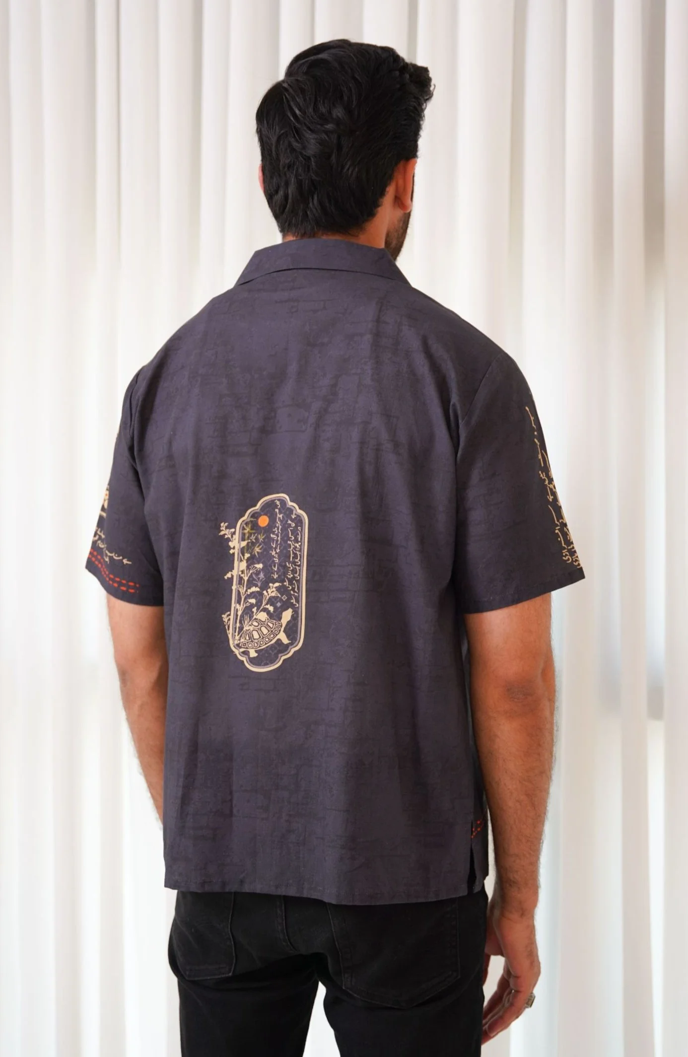 Safar Shirt - Charcoal Grey - Image 4
