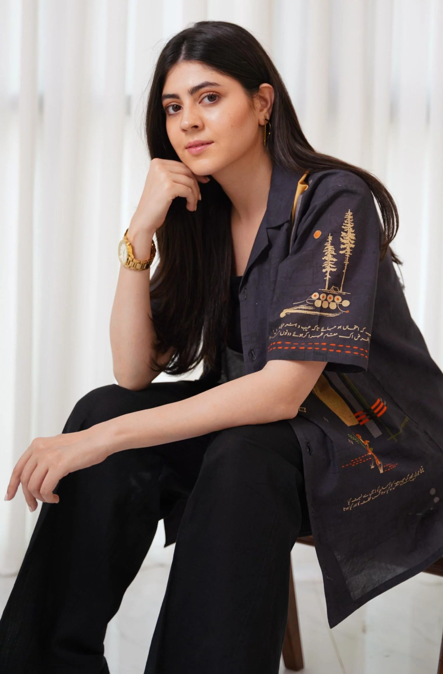 Safar Shirt - Charcoal Grey - Image 6