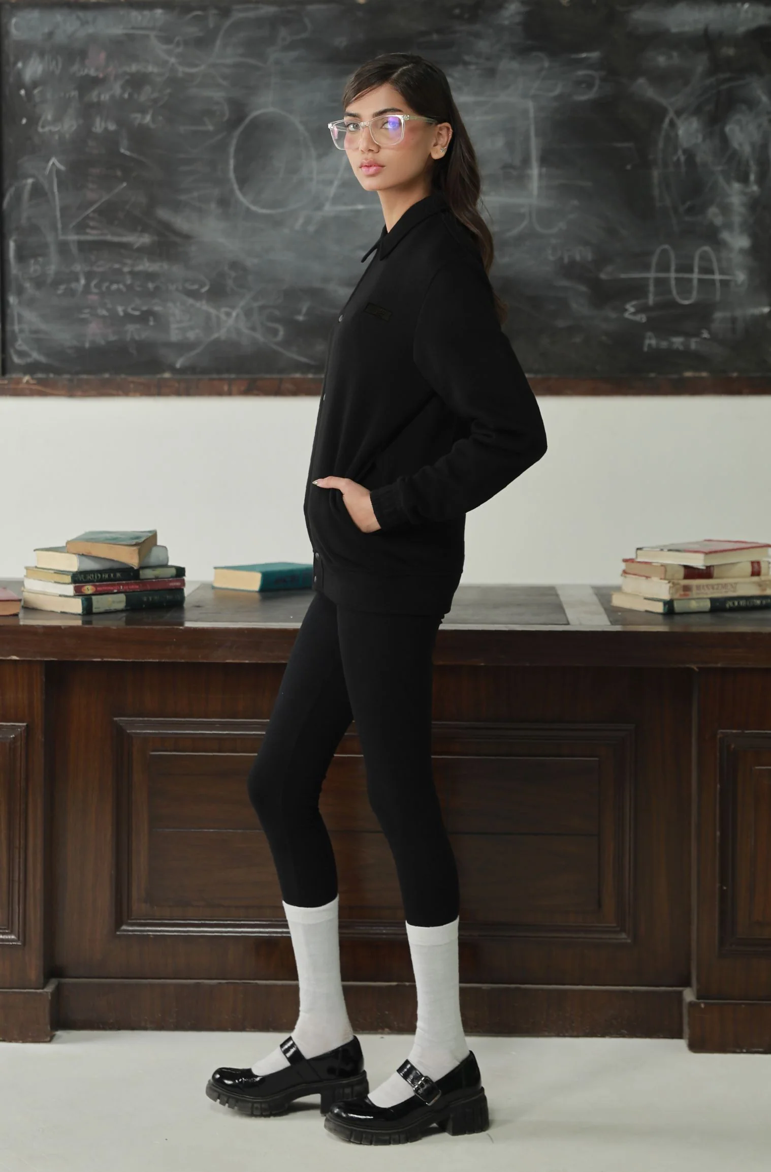 Sanki Jacket - Raven Black - Image 5