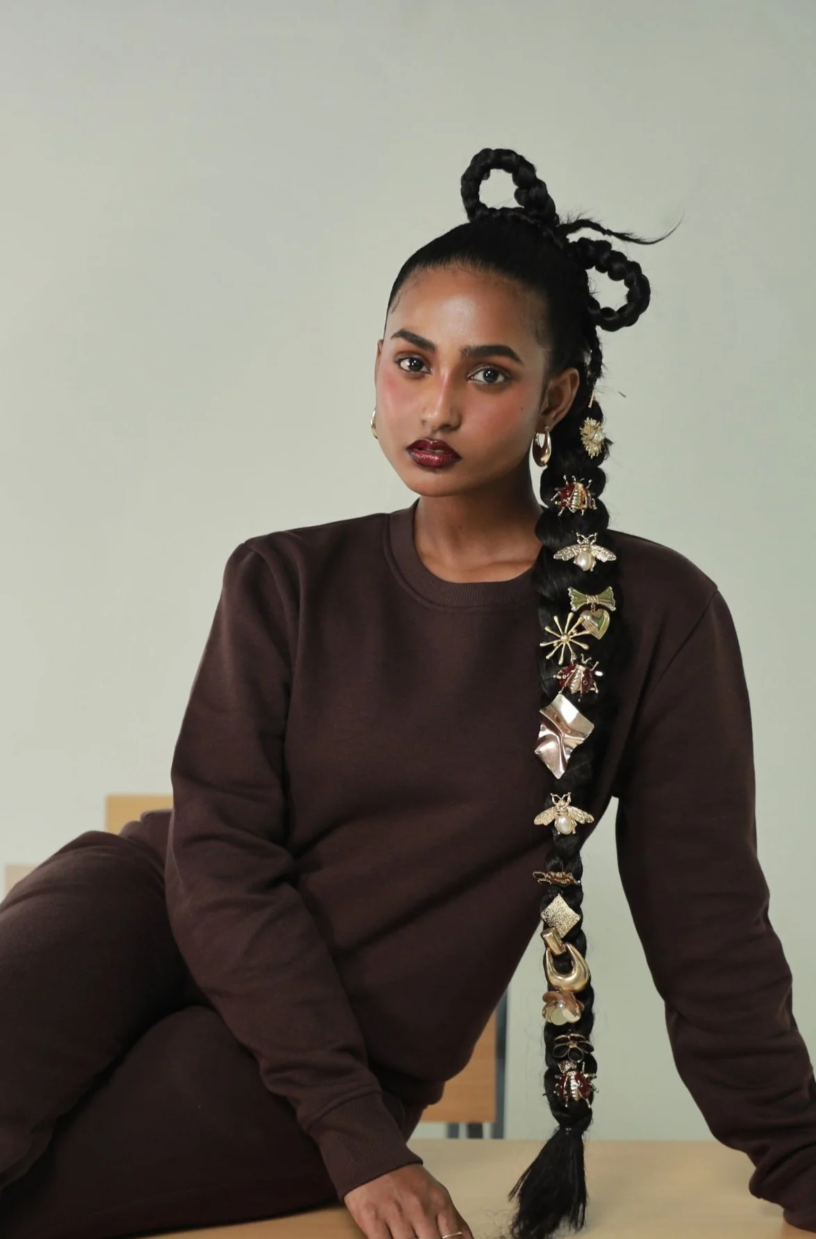 Sanki Sweatshirt - Coffee Bean - Image 7