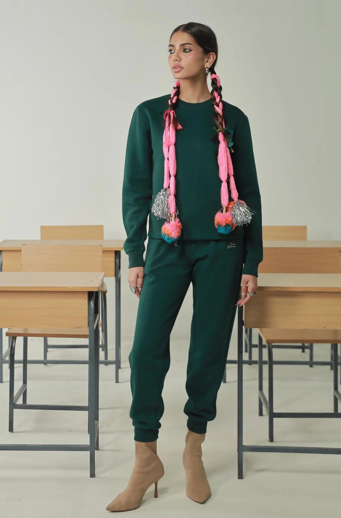 Sanki Sweatshirt - Ever Green - Image 2