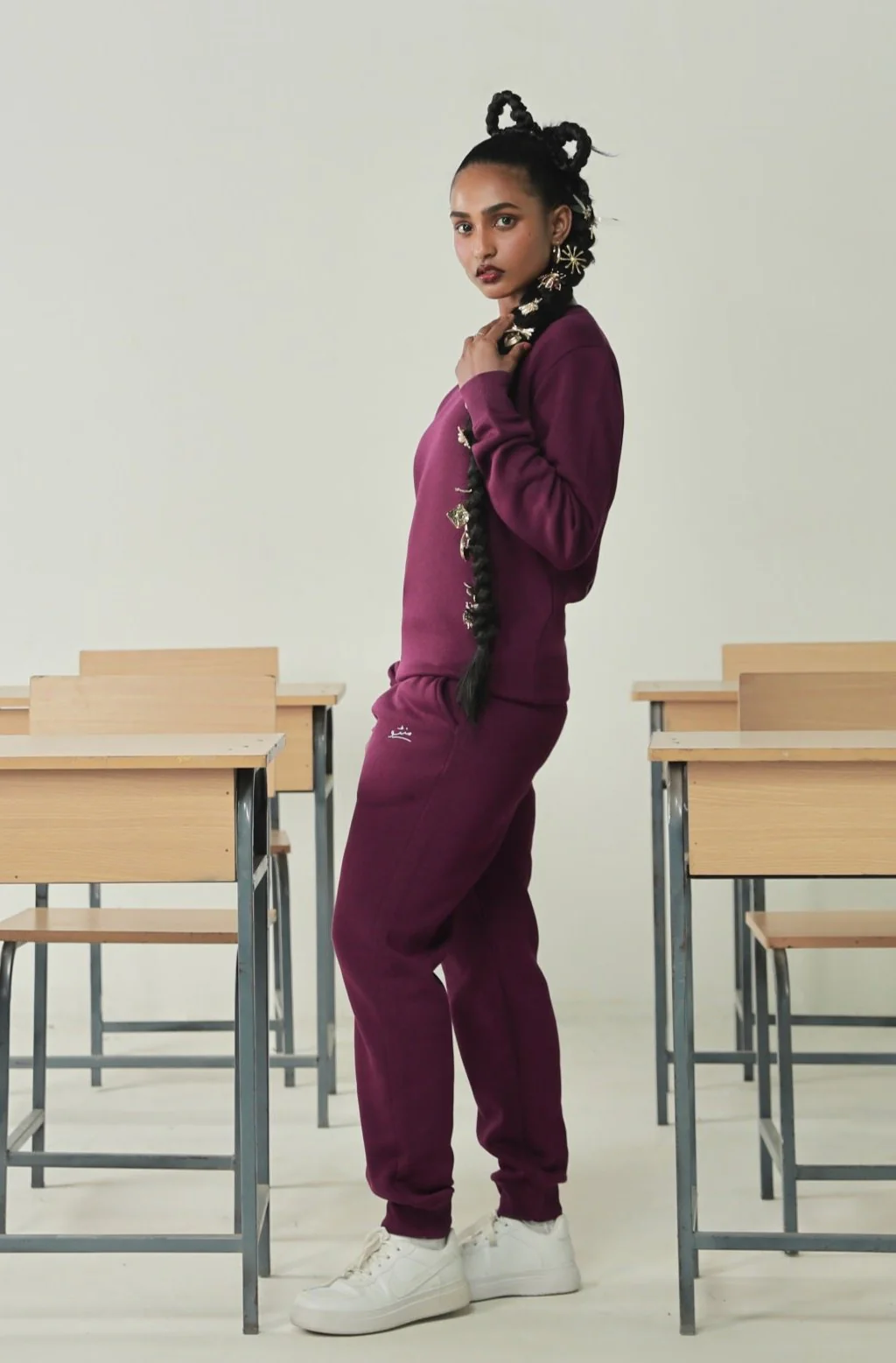 Sanki Sweatshirt - Very Plum - Image 3