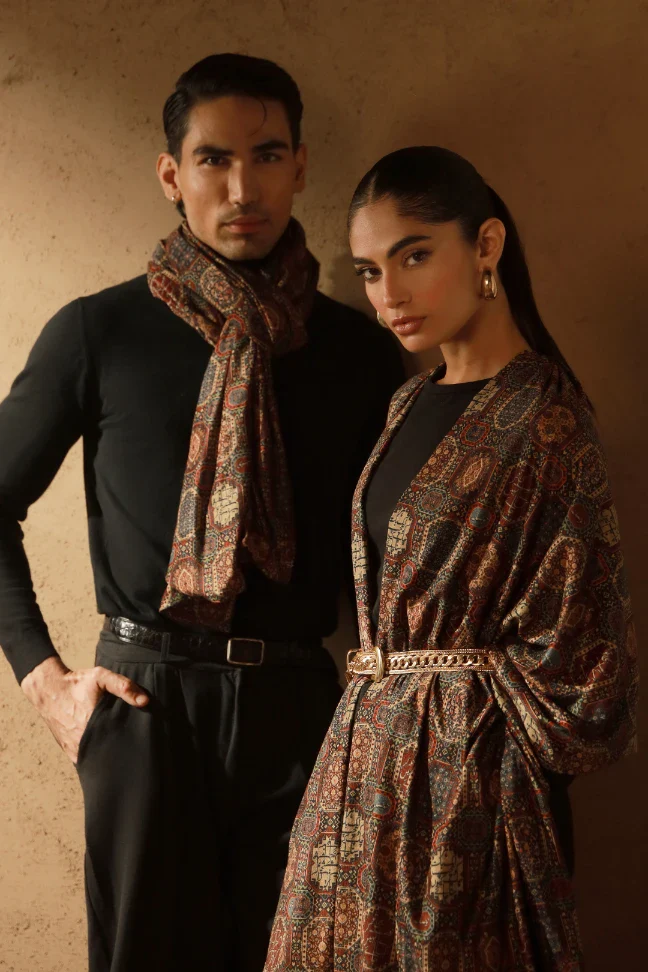 Sarfarosh Velvet Stole - Image 4