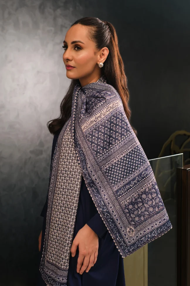 Saya Stole - Blue - Image 3