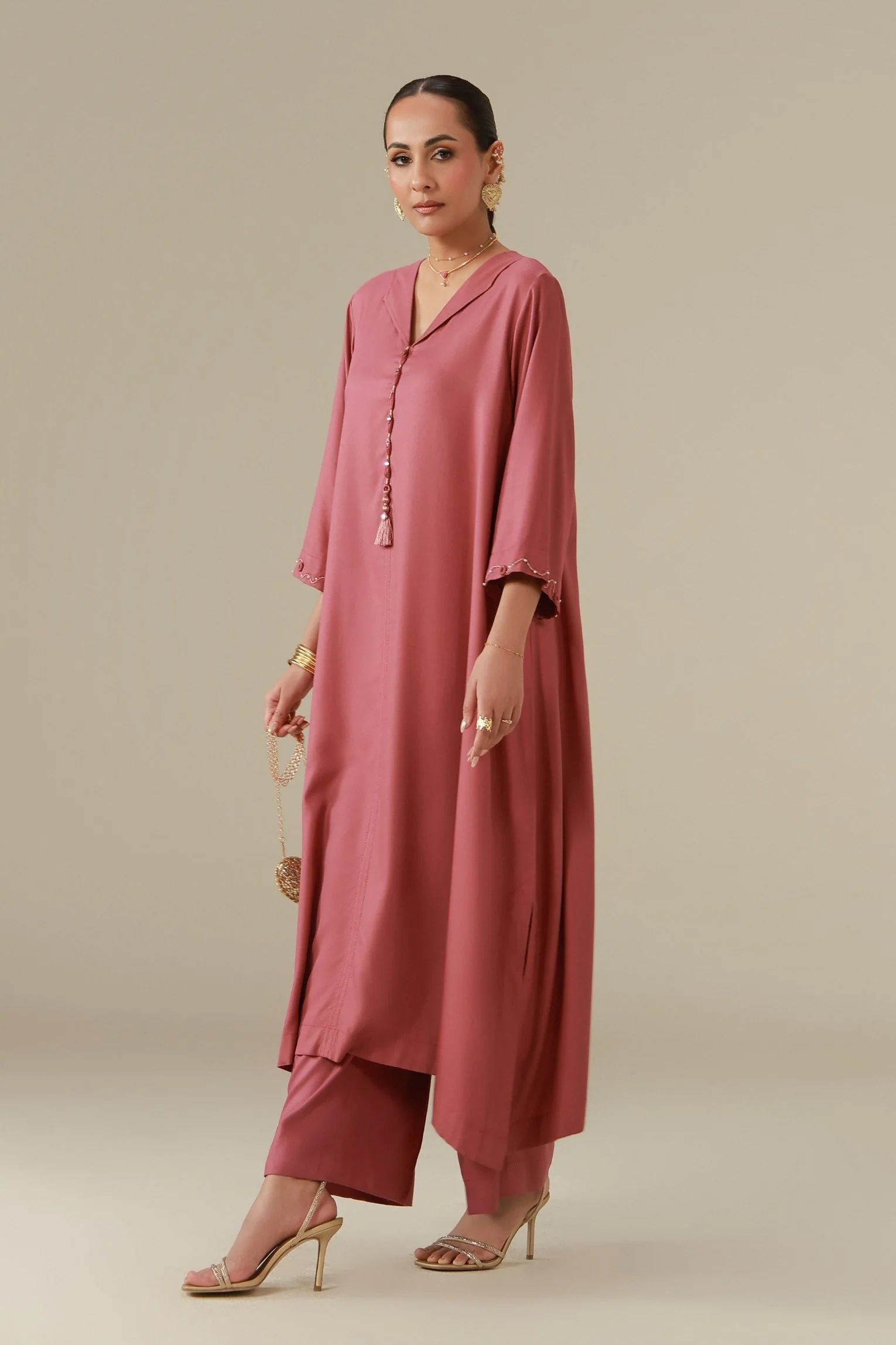 Sheesh Co-Ord Set - Pink - Image 3
