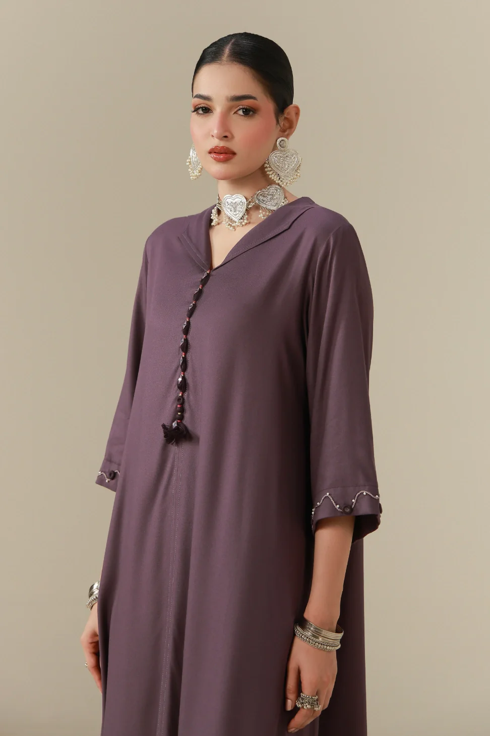 Sheesh Co-Ord Set - Purple - Image 2