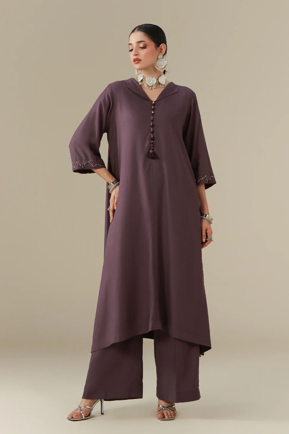 Sheesh Co-Ord Set - Purple - Image 5