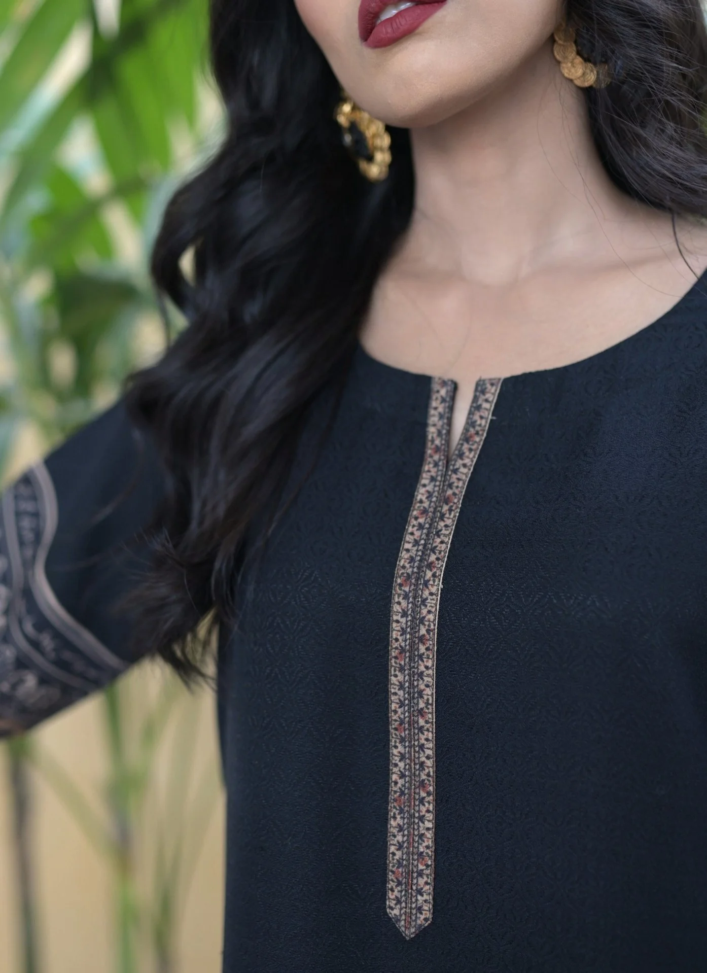 Taj Mahal Co-ord Set - Black - Image 4