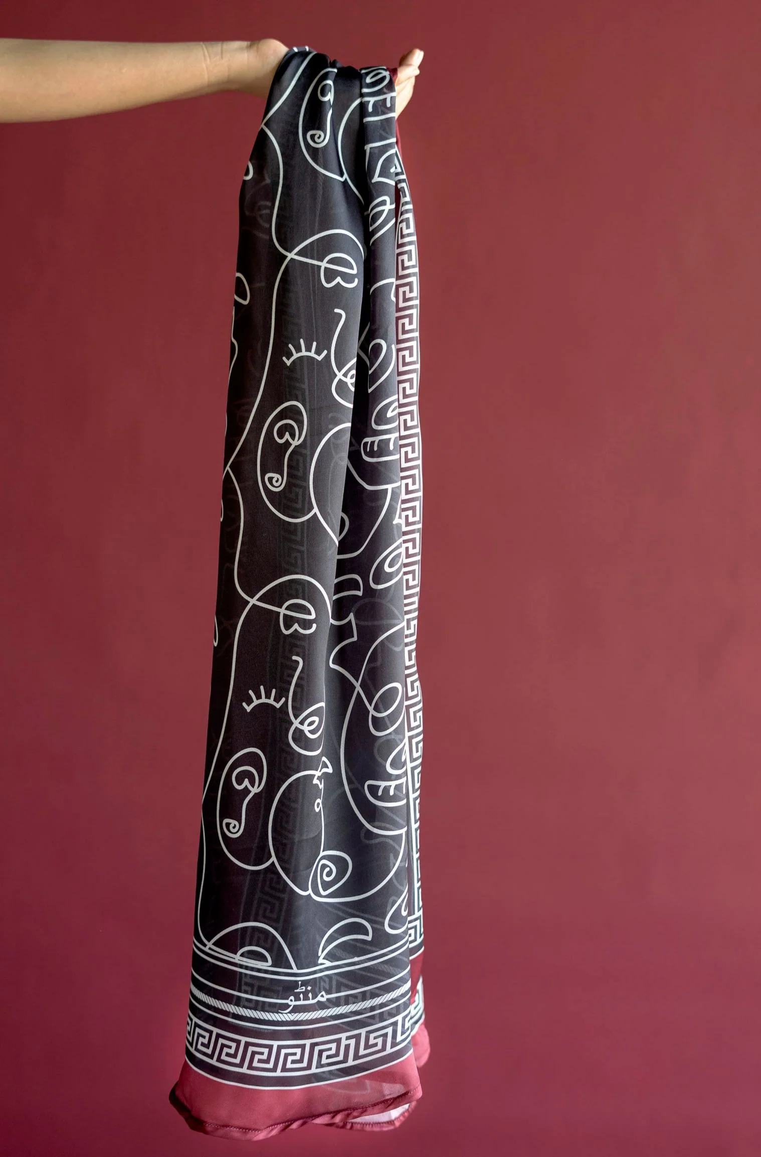Talaash Scarf - Black - Image 3