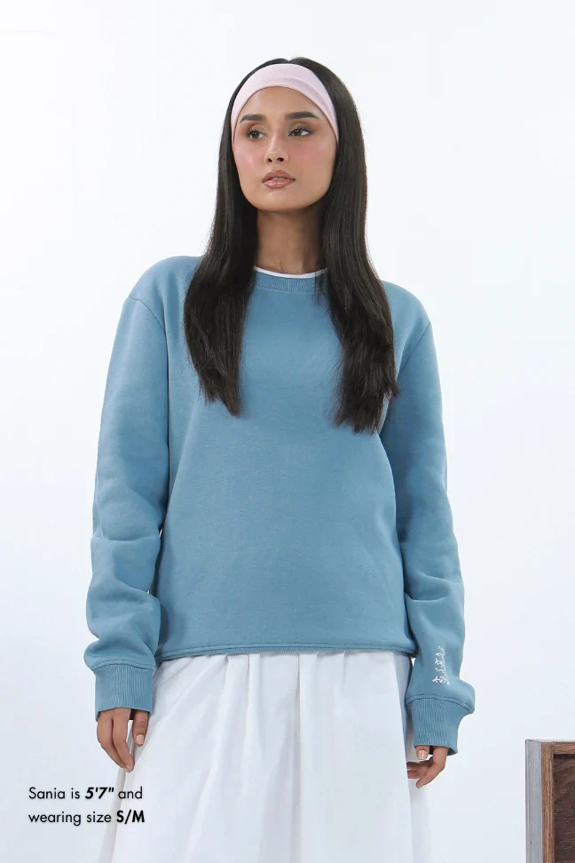 Talaash Sweatshirt - Mist Blue - Image 3