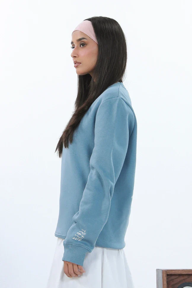Talaash Sweatshirt - Mist Blue - Image 5