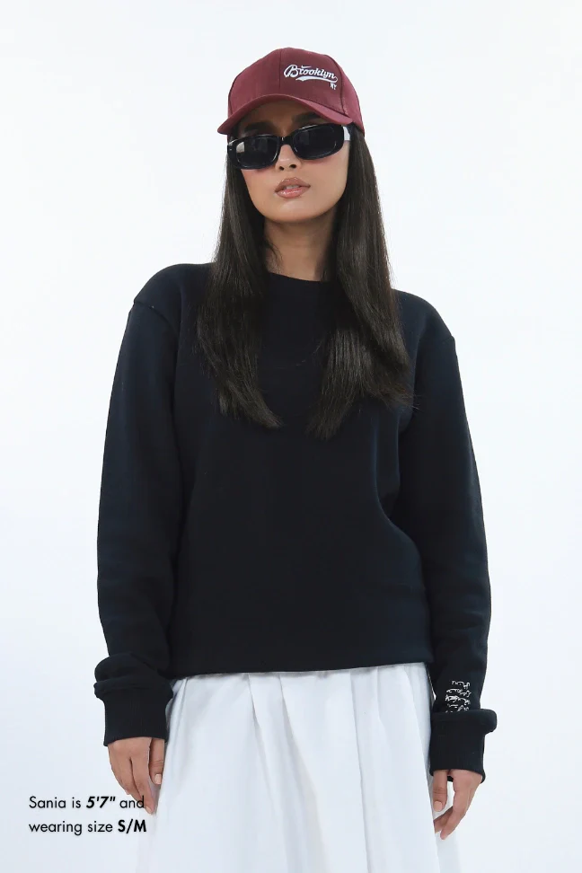 Talaash Sweatshirt - Raven Black - Image 2