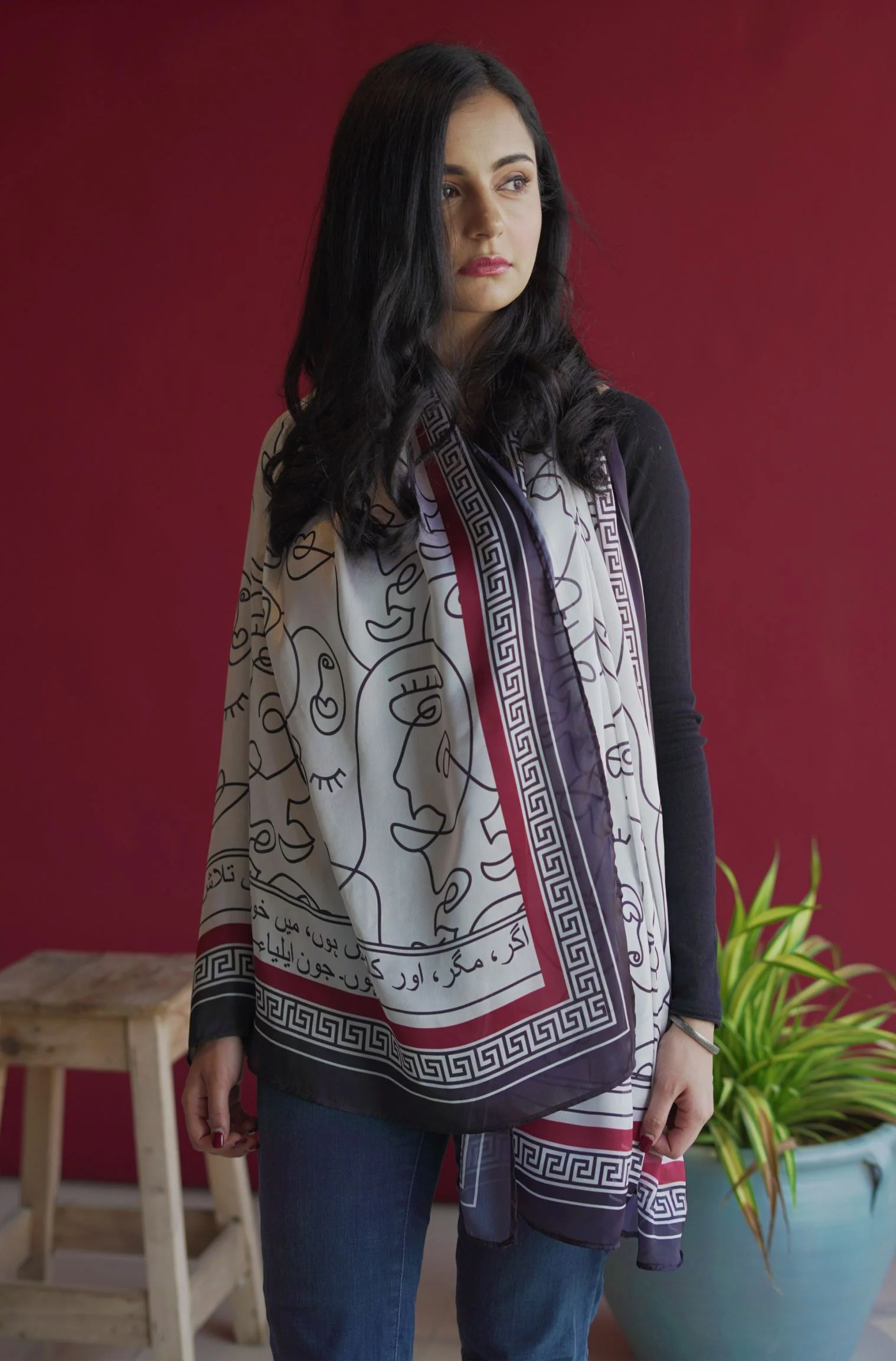 Talaash Scarf - White - Image 2