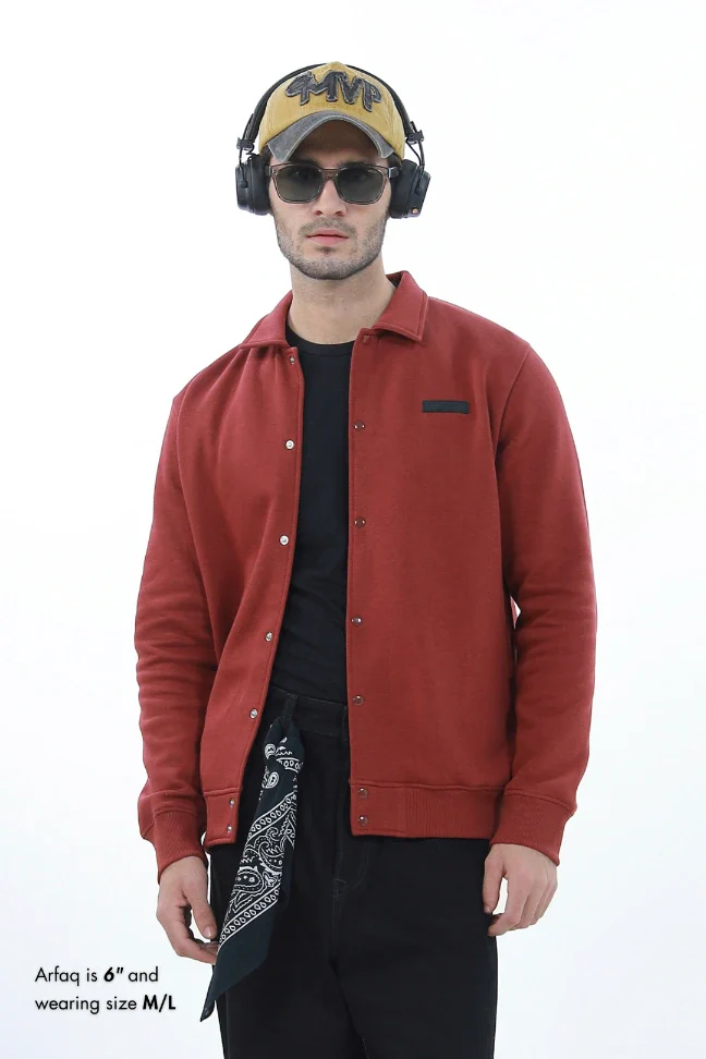 Varsity Jacket - Brick Rust - Image 2
