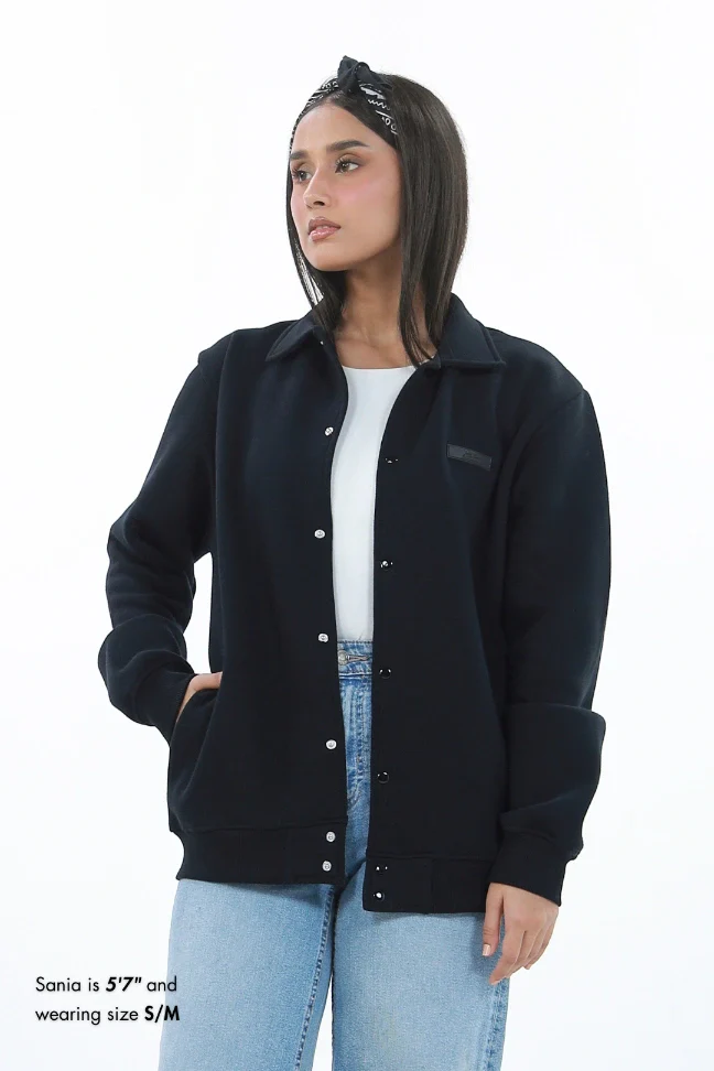 Varsity Jacket - Raven Black - Image 2