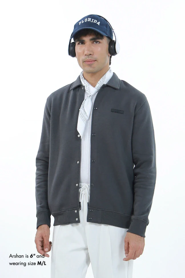 Varsity Jacket - Titanium Grey - Image 2