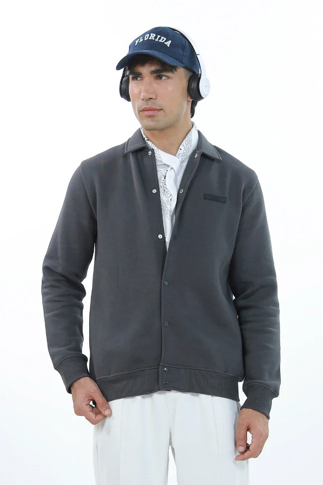 Varsity Jacket - Titanium Grey - Image 4