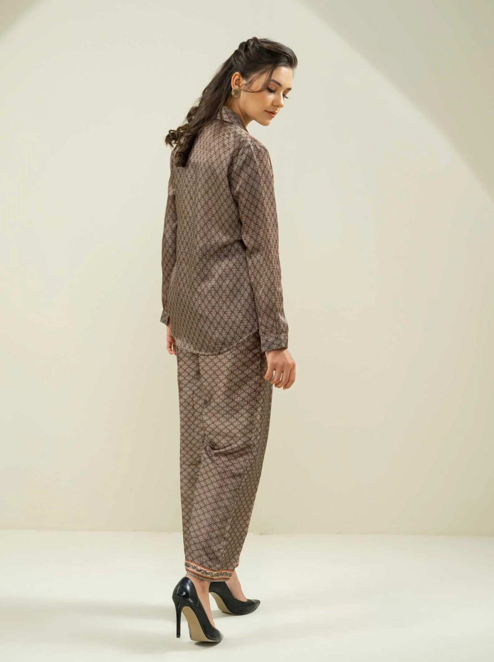 Virsa Co-ord Set - Black Gold - Image 2