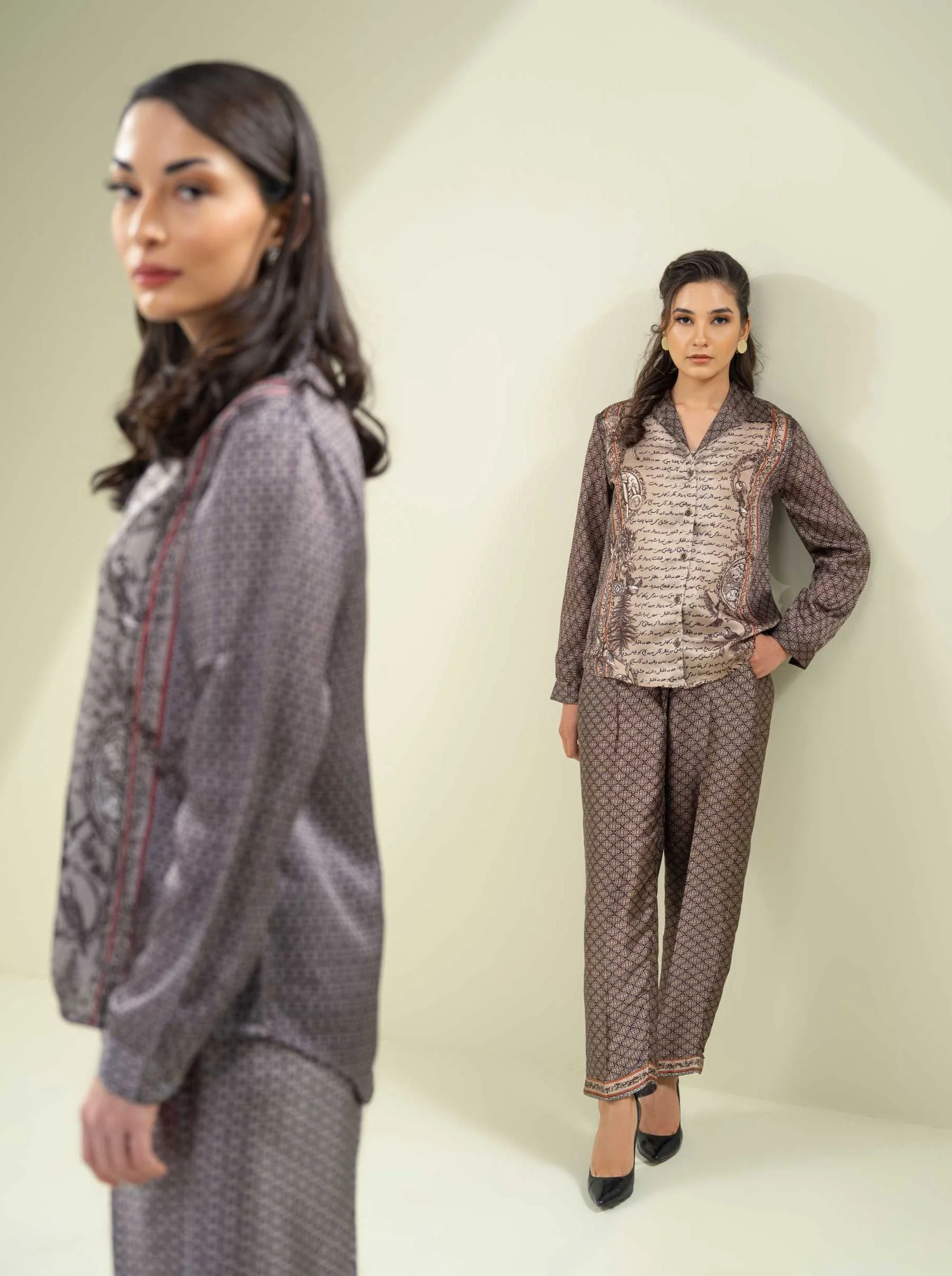 Virsa Co-ord Set - Black Gold - Image 5