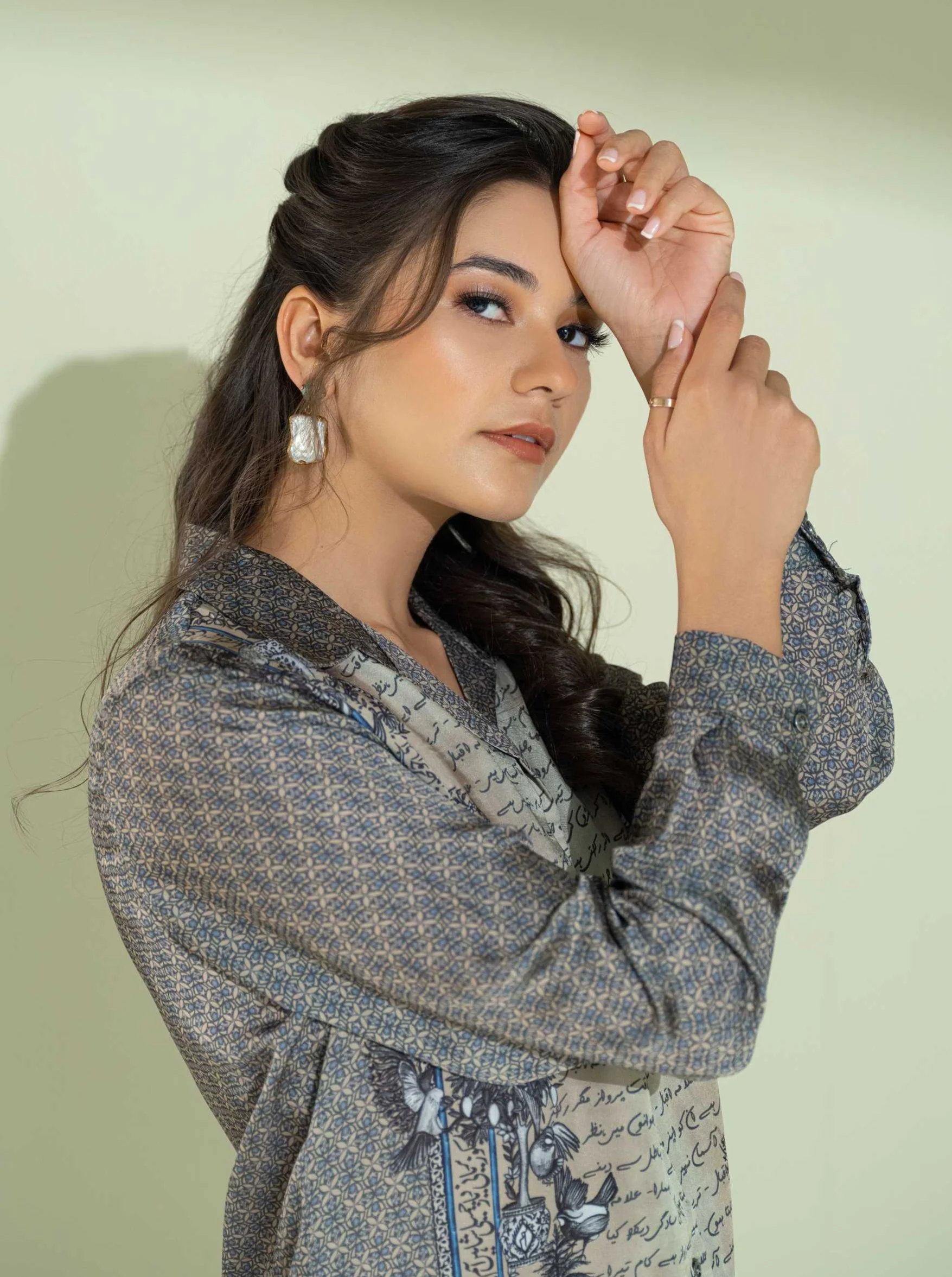 Virsa Co-ord Set - Earthy Green - Image 5