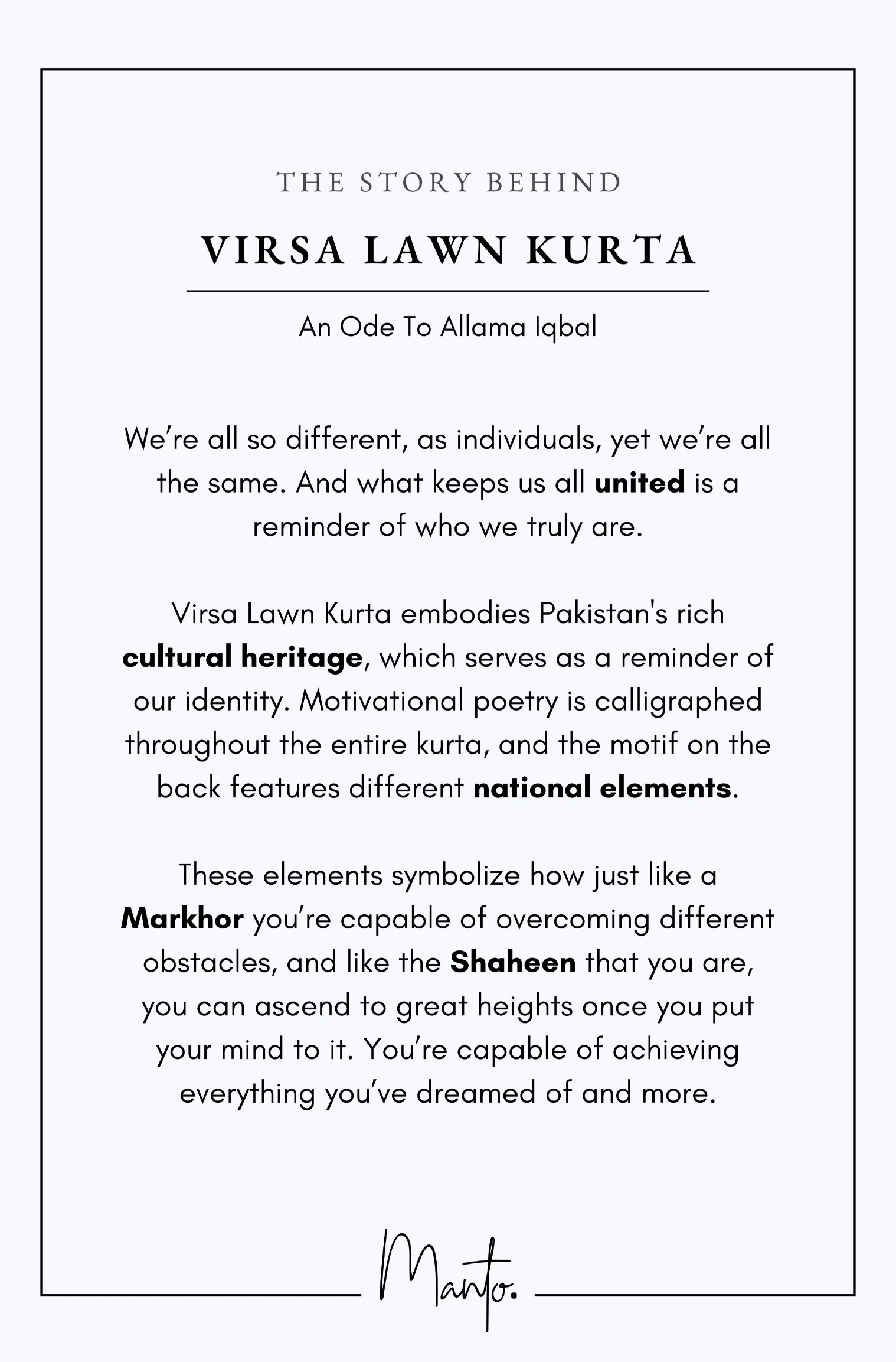 Virsa Lawn Kurta - Black - Image 6