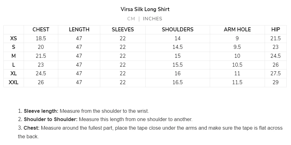 Virsa Silk Long Shirt - Beige - Image 7