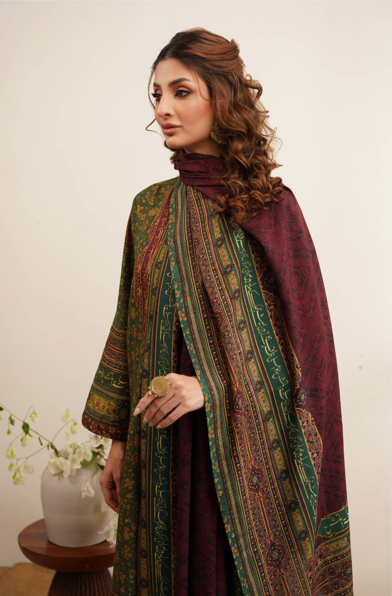 Zarf Odhni - Green & Maroon - Image 2