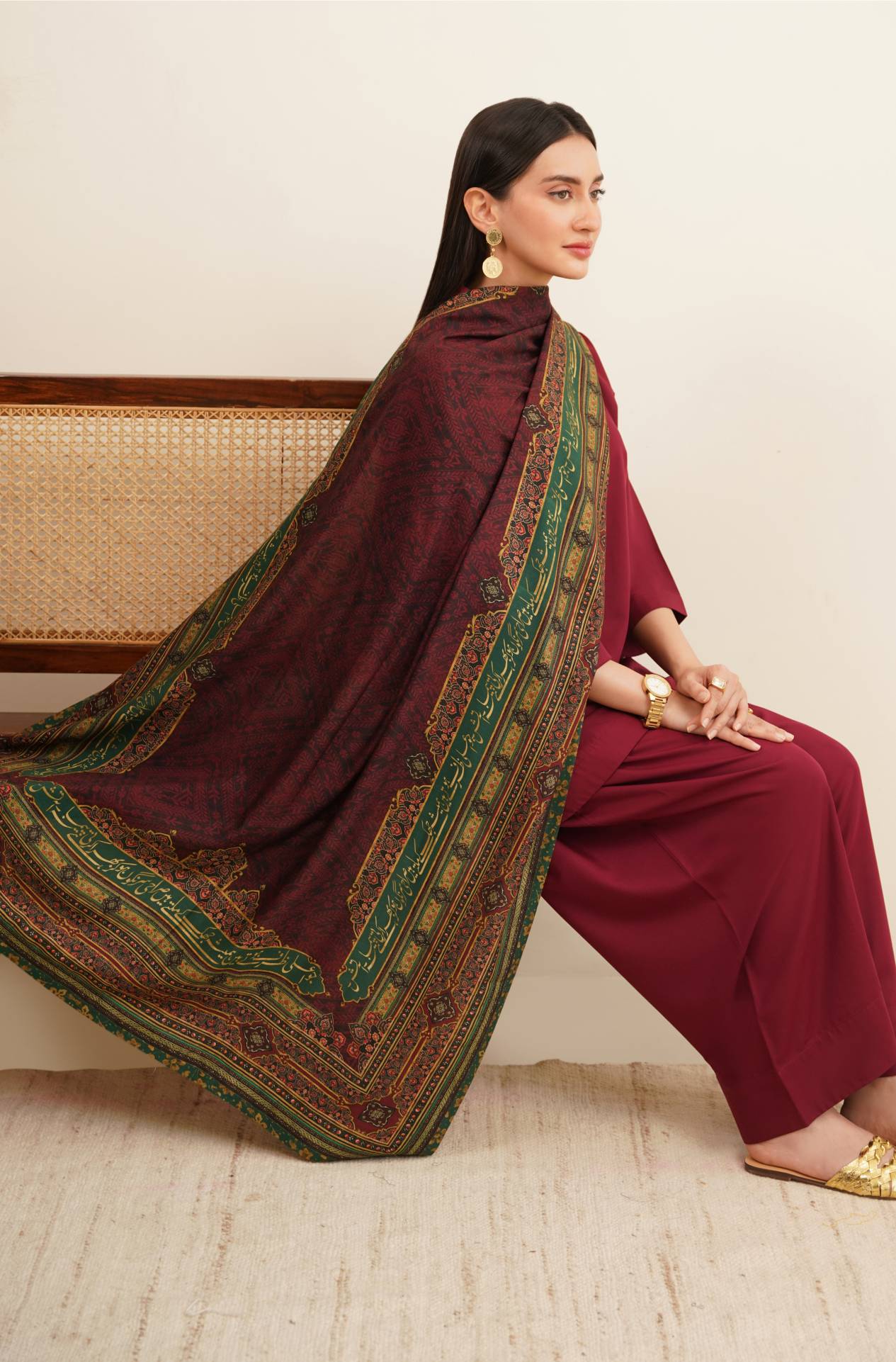 Zarf Odhni - Green & Maroon - Image 3