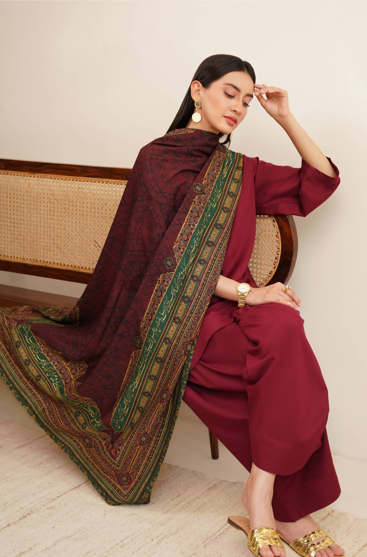 Zarf Odhni - Green & Maroon - Image 5