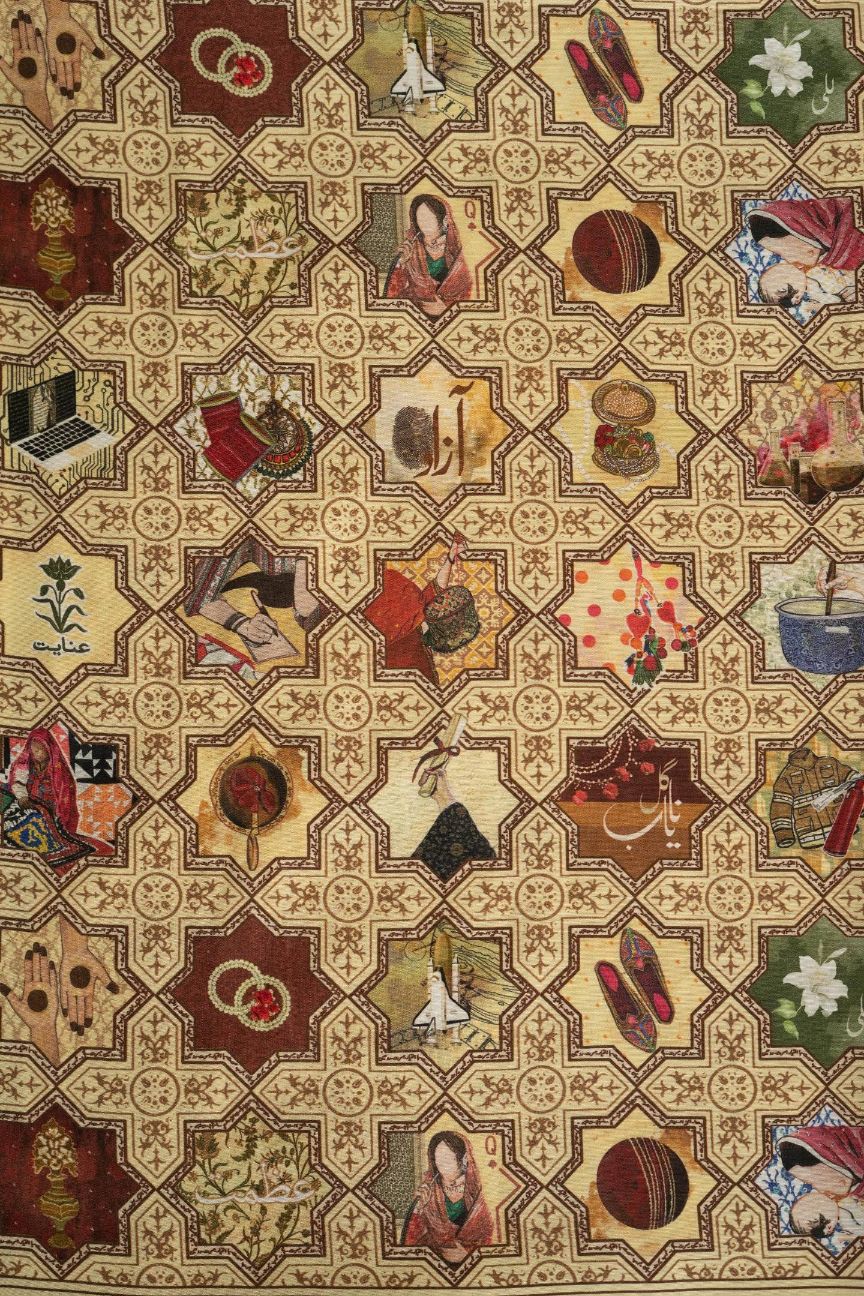 Zeenat Odhni - Antique Maroon - Image 7